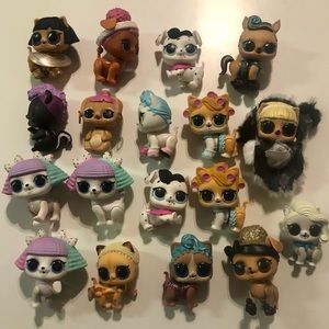 Bundle of 18 LOL Surprise Pets MGA Animal Figures Toys Lot